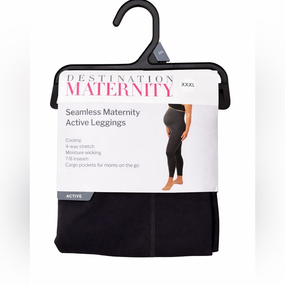 Maternity Black Active Leggings